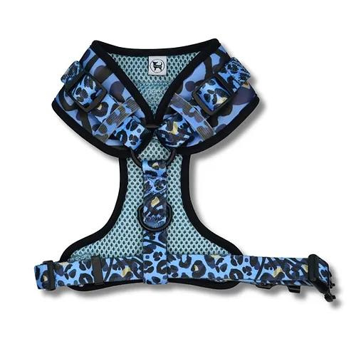 Pet Lounge Blue Leopard Arnés para Perro 