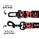 Wil Cats Coral Leopard Cinturon de Seguridad