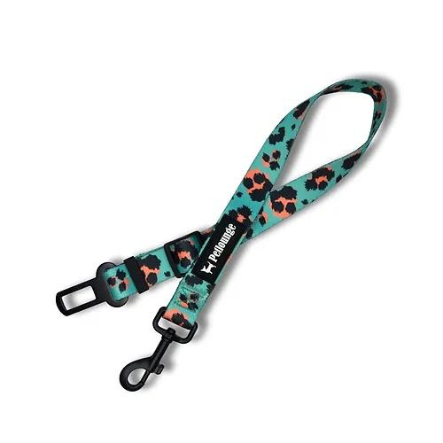 Pet Lounge Wil Mint Leopard Cinturon de Seguridad