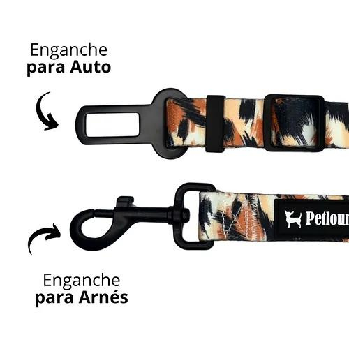 Pet Lounge Wil Classic Leopard Cinturon de Seguridad