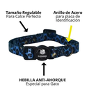 Pet Lounge Wil Cats Blue Leopard  Collar de Gato