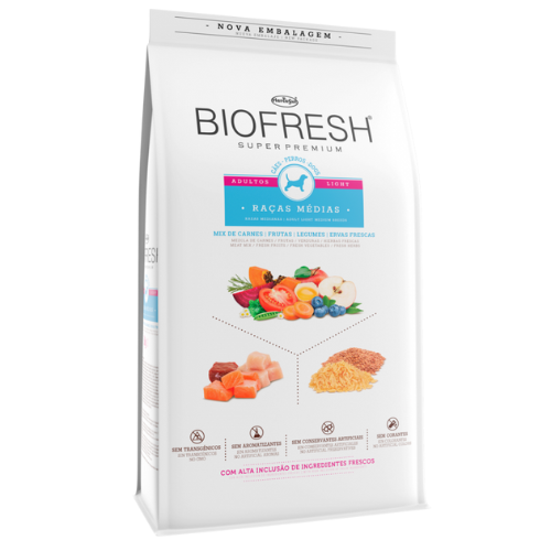 Biofresh Light adulto Raza Mediana Alimento para Perro 3Kg