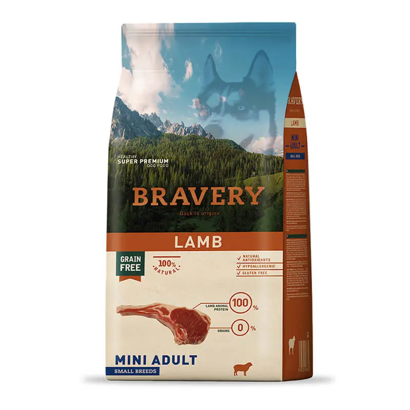 Bravery Mini Adult Lamb Alimento para Perro 2kg