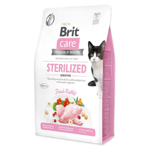 Brit Care Sterilized Sensitive Fresh Rabbit Alimento para Gato 2Kg