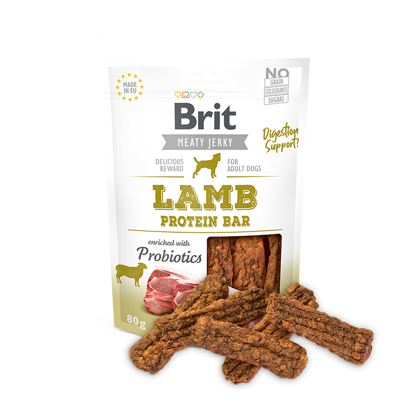 Brit Lamb Protein Bar 80Gr