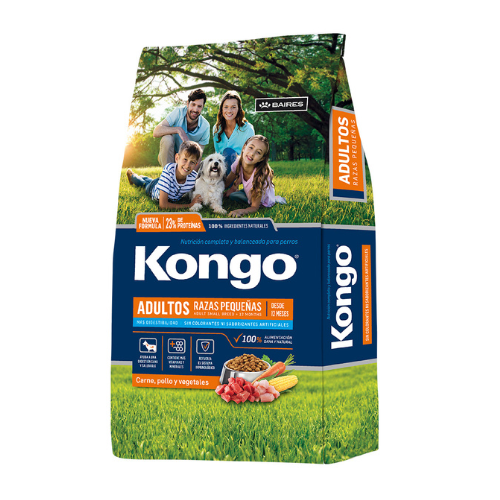 Kongo Adultos Razas Pequeñas Alimento para Perro 15Kg