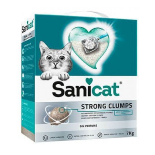 Sanicat  strong clumps Arena Sanitaria para gatos 7kg