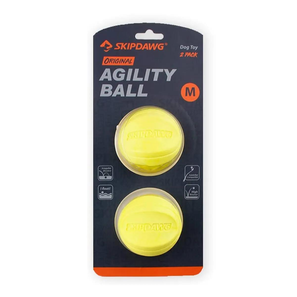 Skipdawg Pelota Agility Ball Amarilla Talla M