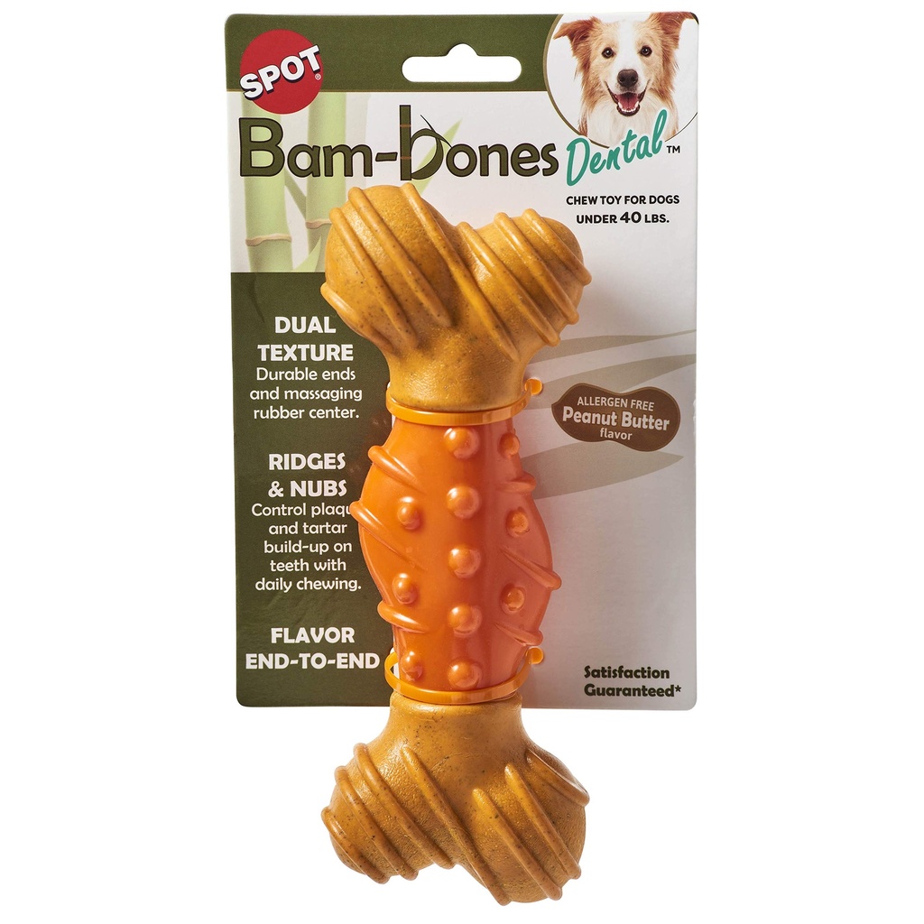 Spot Bam-Bones Dental Mantequilla Mani Hueso 7"