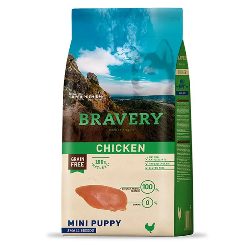 Bravery Mini Puppy Chicken Alimento para Perro 2Kg