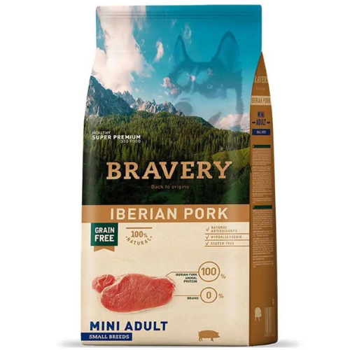 Bravery Mini Adulto Iberian Pork Perro 7Kg