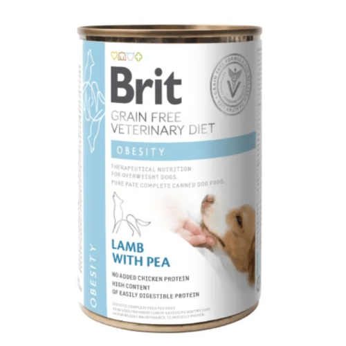 Brit GF Veterinary Diets Obesity Lamb Alimento Húmedo 400Gr