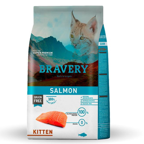 Bravery Kitten Salmón 2kg