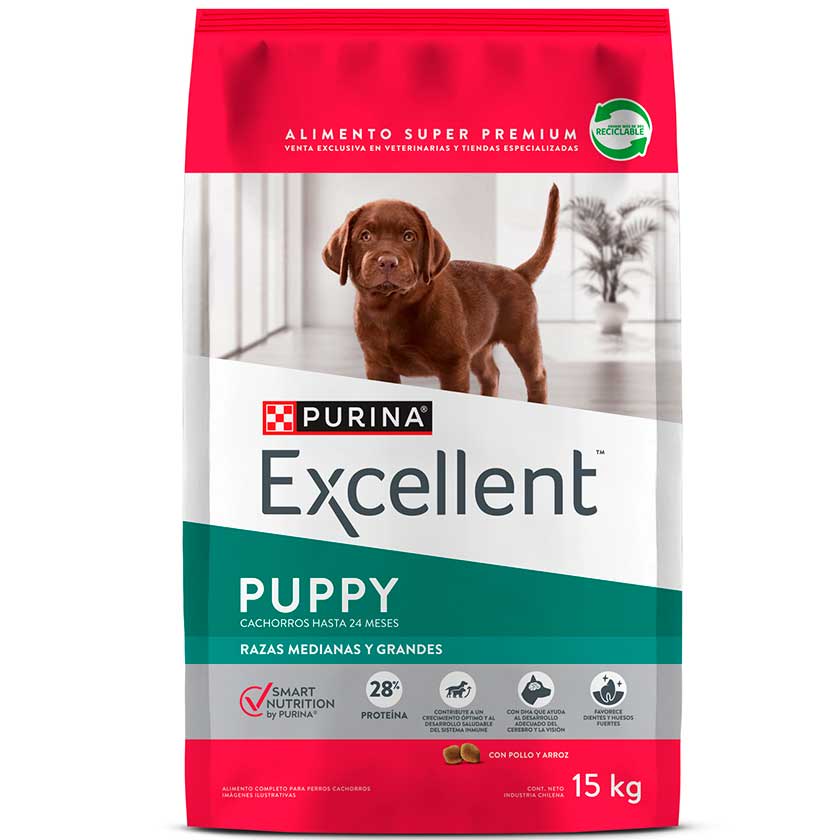 Purina Excellent Cachorros Alimento para Perro15Kg