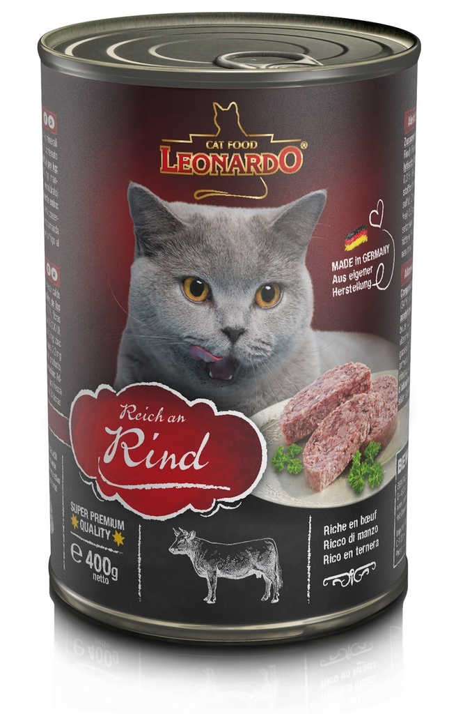 Leonardo Hígado Quality Selection Alimento Húmedo para Gato 400grs