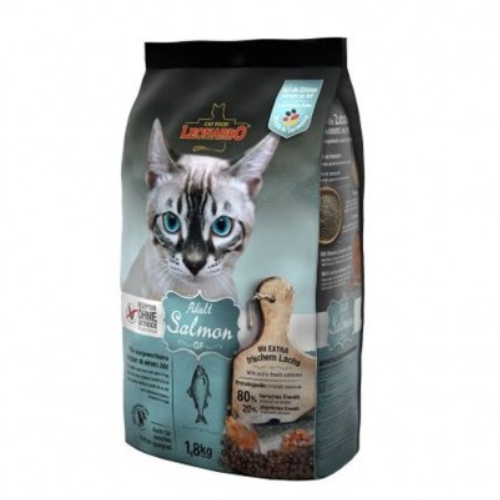 Leonardo Adult Grain Free Salmón Alimento Para Gato 1,8Kg