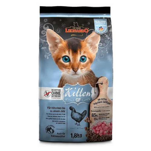 Leonardo Kitten GF Chicken Alimento para Gato1,8Kg