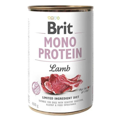 Brit Mono Protein Lamb alimento Húmedo para Perro 400 Gr