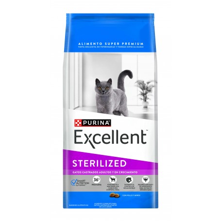 Purina Excellent  Sterilized  Alimento para Gato7.5Kg