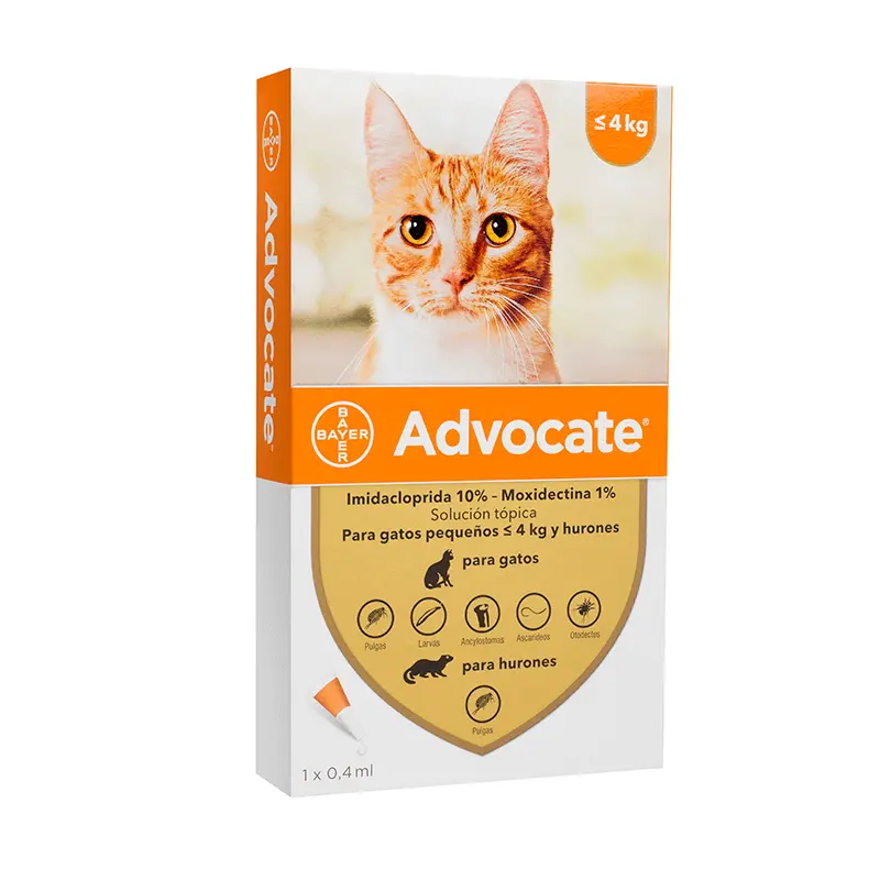 Advocate int/ext gato hasta 4kg