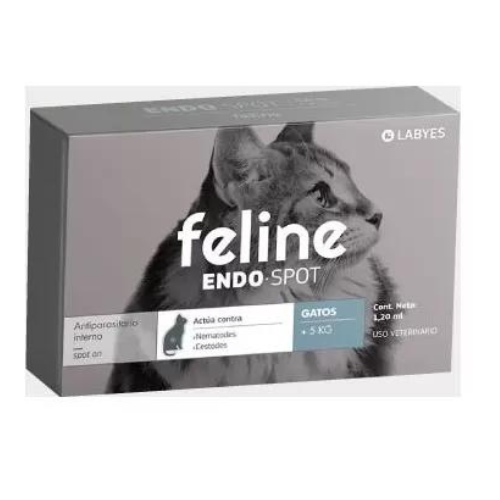 Feline Labyes Endospot Antiparasitario más de 5 Kg.