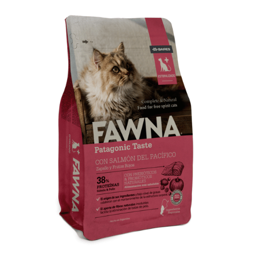 Fawna Esterilizado Salmon Alimento para Gato 3kg 