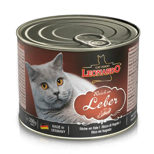 Leonardo Hígado Quality Selection Alimento Húmedo para Gato 200grs