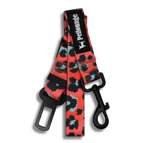 Pet Lounge Wil Coral Leopard Cinturon de Seguridad