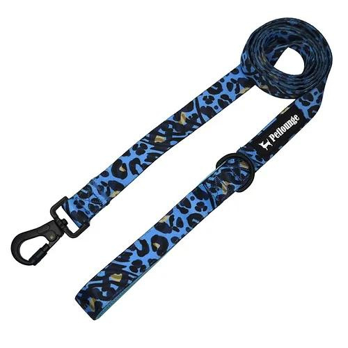 Pet Lounge Wild  Blue Leopard Correa  para Perro