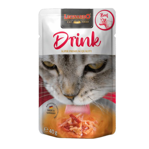 Leonardo Drink Beef Ternera Gato 40Gr