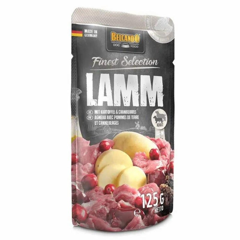 Belacando Finest Selection  Patatas con Arándanos alimento Húmedo para Perro  125G