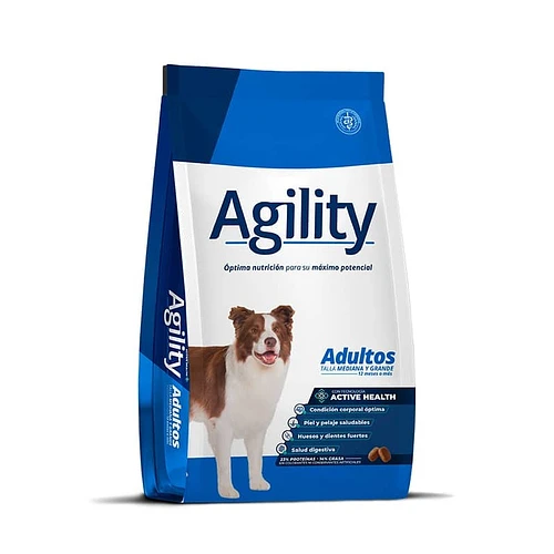 
Agility Raza Mediana y Grande Alimento para Perro 3Kg