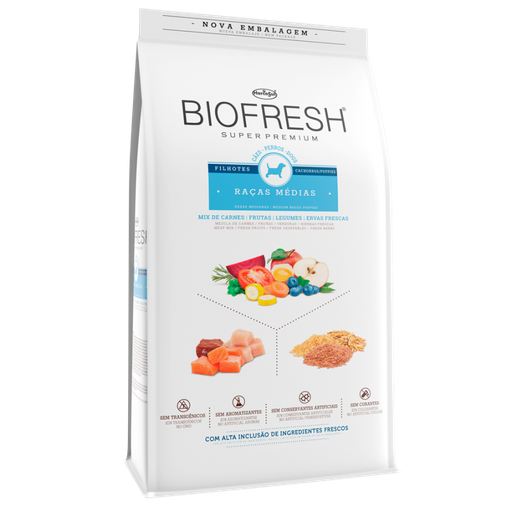 Biofresh Cachorros Raza Mediana Alimento para Perro 3Kg