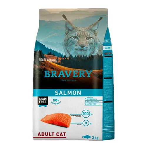 Bravery Adult Cat Salmón 2Kg