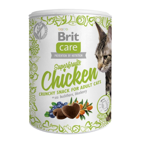 Brit Care Superfruits Chicken Snack para Gato100Gr