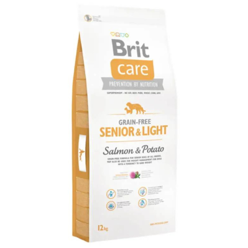 Brit Care Senior Light Salmon y Potato Alimento para Perro 12Kg