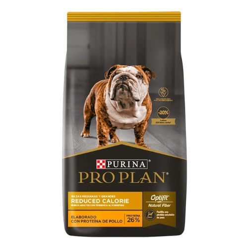 Pro Plan Reduce Calorie Raza Mediana Y Grande Alimento para Perro 3Kg