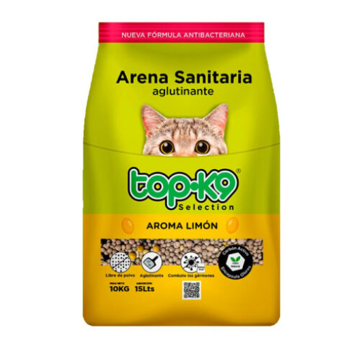 Top K9 Arena Sanitaria Limon 10Kg