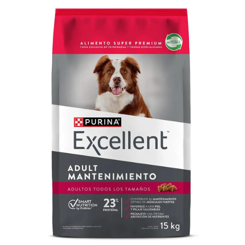 Purina Excellent Adulto Mantenimiento Alimento para Perro 15kg