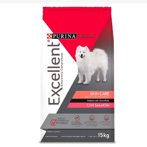 Purina Excellent Adulto Skin Care Salmon Alimento para Perro 15Kg