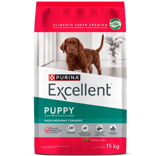 Purina Excellent Cachorros Alimento para Perro15Kg