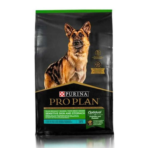 Pro Plan Sensitive Skin & Stomach Razas Medianas y Grandes Alimento para Perro15Kg 