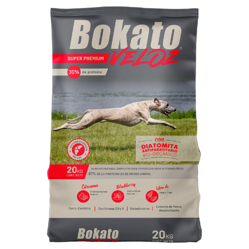 Bokato Veloz Super Premium Alimento para Perro 20kg