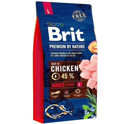 Brit Premium By Nature Adult Large Alimento para perro 15KG